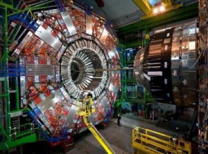 the real particle accelerator, also known as Large Hadron Collider, at CERN
