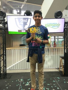 Dhruv with award