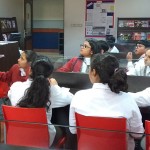 Inter-disciplinary session for pupils of Grade 6 Visual Arts with the Dean of Libraries 1