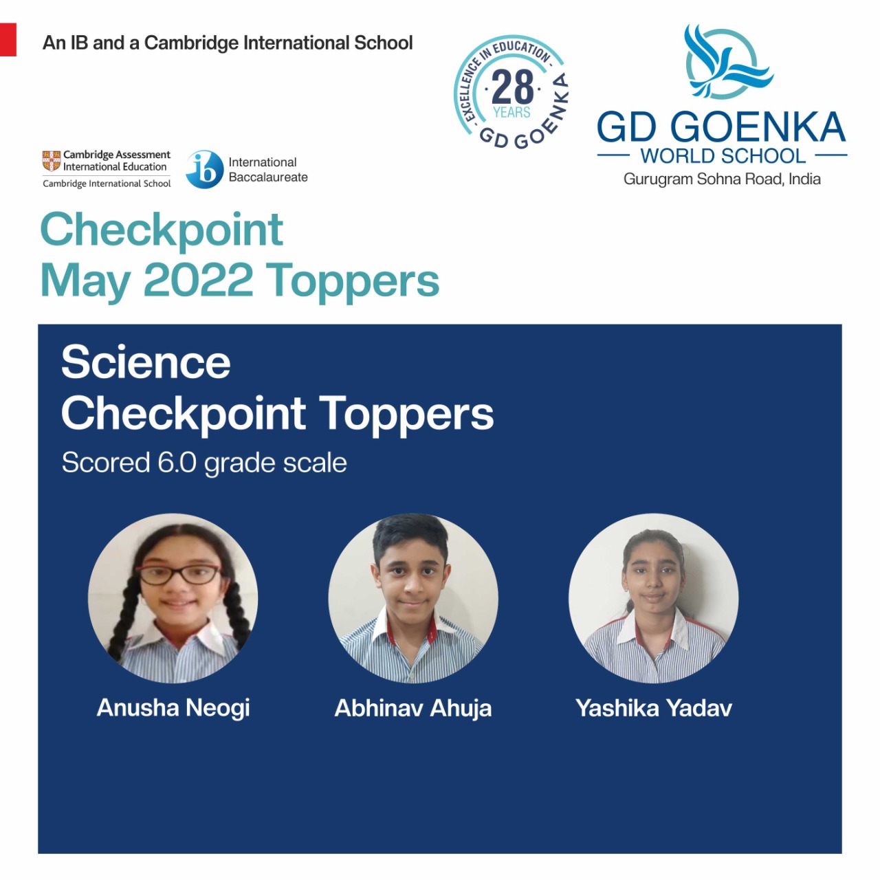 Checkpoint Exam Toppers 2022